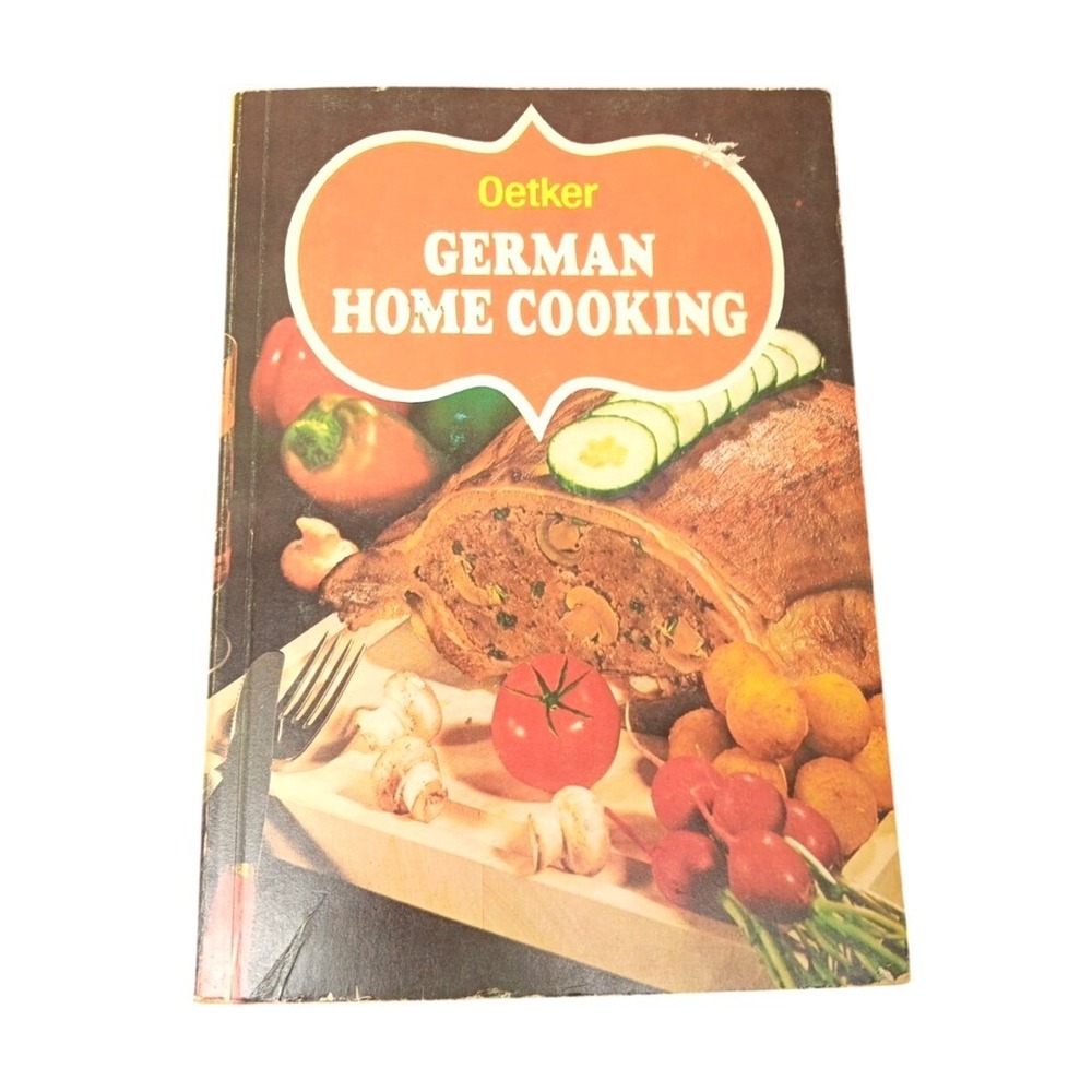 Oetker German Home Cooking Vintage Paperback Recipe Cookbook Book, 1978 Edition